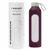 Motivačná sklenená fľaša na vodu 1l Wessper B1 BOROSILICATE Ruby Motivačná sklenená fľaša na vodu 1l Wessper B1 BOROSILICATE Ruby