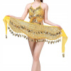 Šatka - Brušný tancujúci flitrový bedrový šál do (Ženský brušný tanec šál) Šatka - Brušný tancujúci flitrový bedrový šál do (Ženský brušný tanec šál)