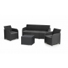 KETER Záhradný set ROSELYN 5 storage table | grafit KETER Záhradný set ROSELYN 5 storage table | grafit