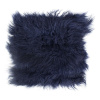 Mars & More Kožený modrý podsedák dlhý chlp - 40 * 40 * 2cm - Mars & More Mars & More Kožený modrý podsedák dlhý chlp - 40 * 40 * 2cm - Mars & More
