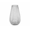 Nohel garden Váza FISHBONE skleněná strojová výroba d11x20cm Nohel garden Váza FISHBONE skleněná strojová výroba d11x20cm