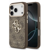 Guess PU Leather 4G Metal Logo Gold Frame zadný kryt pre iPhone 17 Pro Brown Guess PU Leather 4G Metal Logo Gold Frame zadný kryt pre iPhone 17 Pro Brown