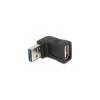 DeLOCK 65521 Káblový adaptér USB 2.0 A čierny DeLOCK 65521 Káblový adaptér USB 2.0 A čierny