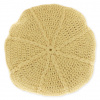 Textilomanie Okrúhly dekoračný vankúšik DORA 45 cm, žltý 40 x 45 cm Textilomanie Okrúhly dekoračný vankúšik DORA 45 cm, žltý 40 x 45 cm