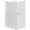 CERANO - Sprchová zástena Walk-in Onyx L-ľavá vzpera - 8 mm + polička / držiak na uteráky - chróm, ryhované sklo - 100x200 cm CERANO - Sprchová zástena Walk-in Onyx L-ľavá vzpera - 8 mm + polička / držiak na uteráky - chróm, ryhované sklo - 100x200 cm
