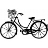 Otvorená dekorácia, retro bicykel, nástenné bicykle (Otvorená dekorácia, retro bicykel, nástenné bicykle)