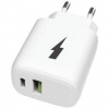Nabíjačka do siete WG USB, USB-C, 30W + USB-C kábel 1m (11299) biela Nabíjačka do siete WG USB, USB-C, 30W + USB-C kábel 1m (11299) biela