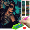 Diamantová výšivka / Diamond painting mozaika pre deti 5D - Kvetinová kytica / Žena Diamantová výšivka / Diamond painting mozaika pre deti 5D - Kvetinová kytica / Žena