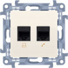 Kontakt-Simon Kontakt - Simon Simon 10 dvojitá počítačová zásuvka RJ45 kat. 5e krémová (C52.01/41) Kontakt-Simon Kontakt - Simon Simon 10 dvojitá počítačová zásuvka RJ45 kat. 5e krémová (C52.01/41)