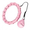 Masážny hula hoop HMS HHW11 PLUS SIZE so závažím ružová Masážny hula hoop HMS HHW11 PLUS SIZE so závažím ružová