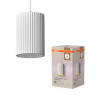 Osram E27 Dekoratívne biele stropné svietidlo Osram E27 Dekoratívne biele stropné svietidlo