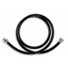Novaservis Sprchová hadica plastová 150 cm čierna-chróm PVC/150,5 Novaservis Sprchová hadica plastová 150 cm čierna-chróm PVC/150,5