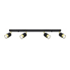 Sollux Lighting Bodové svietidlo Nero, 4x čierne kovové tienidlo, (možnosť polohovania), g Sollux Lighting Bodové svietidlo Nero, 4x čierne kovové tienidlo, (možnosť polohovania), g