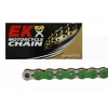 EK QX-krúžková reťaz -Made in JAPAN EK 525 SRX 124 L zelená EK QX-krúžková reťaz -Made in JAPAN EK 525 SRX 124 L zelená