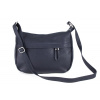 Kožená kabelka na rameno 392 modrá Kožená kabelka na rameno 392 modrá