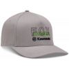 Fox X Kawi Flexfit Hat Steel Grey - L/XL Fox X Kawi Flexfit Hat Steel Grey - L/XL