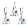Súprava šperkov s kryštálmi Swarovski náušnice a prívesok ab efekt trojuholník 39174.2 Súprava šperkov s kryštálmi Swarovski náušnice a prívesok ab efekt trojuholník 39174.2