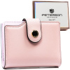 Dámska ružová peňaženka z ekologickej kože – RFID ochrana, elegantné darčekové balenie – Peterson Dámska ružová peňaženka z ekologickej kože – RFID ochrana, elegantné darčekové balenie – Peterson