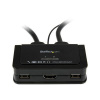StarTech.com 2 Port USB HDMI Cable KVM Switch with Audio and Remote Switch - USB Powered KVM with HDMI - Dual Port HDMI KVM Switch (SV211HDUA) - Přepínač KVM / audio - 2 x KVM / zvuk - 1 místní uživat StarTech.com 2 Port USB HDMI Cable KVM Switch with Audio and Remote Switch - USB Powered KVM with HDMI - Dual Port HDMI KVM Switch (SV211HDUA) - Přepínač KVM / audio - 2 x KVM / zvuk - 1 místní uživat