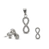 Šperky Nina - Strieborný set nekonečno sa zirkóny 925/1000 - set ag H 121 (Strieborný set nekonečno sa zirkóny 925/1000 - set ag H 121) Šperky Nina - Strieborný set nekonečno sa zirkóny 925/1000 - set ag H 121 (Strieborný set nekonečno sa zirkóny 925/1000 - set ag H 121)