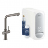 Grohe Blue Home Drezová batéria s chladiacim zariadením a filtráciou, kefovaný Hard Graphite 31454AL1-GR Grohe Blue Home Drezová batéria s chladiacim zariadením a filtráciou, kefovaný Hard Graphite 31454AL1-GR