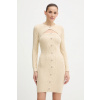 Šaty Guess DAPHNE W5BK61.Z2ZK2 béžová S Šaty Guess DAPHNE W5BK61.Z2ZK2 béžová S