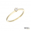 MOZA gold Diamantový prsteň MG1434 Veľkosť: 50, Farba Zlata: žlté Au MOZA gold Diamantový prsteň MG1434 Veľkosť: 50, Farba Zlata: žlté Au