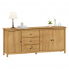IDEA nábytok Komoda 3 dvere + 3 zásuvky TORINO vosk IDEA nábytok Komoda 3 dvere + 3 zásuvky TORINO vosk
