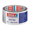 Páska tesa® BASIC Duct Tape, strieborná, textilná, 50 mm, L-25 m