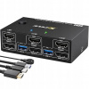 KVM Prepínač USB + HDMI 2/1 4K 60Hz Kceve KVM Prepínač USB + HDMI 2/1 4K 60Hz Kceve