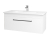 Dreja Umývadlová skrinka ASTON SZZ 100 - N01 Biela lesk / Úchytka T06 / M01 Biela mat Dreja Umývadlová skrinka ASTON SZZ 100 - N01 Biela lesk / Úchytka T06 / M01 Biela mat