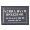 Aladin Rohožka Včera bylo uklizeno 40 × 60 cm Aladin Rohožka Včera bylo uklizeno 40 × 60 cm