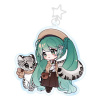 Popbuddies Akrylová kľúčenka Hatsune Miku Kawaii v zimnom období Popbuddies Akrylová kľúčenka Hatsune Miku Kawaii v zimnom období
