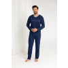 Regina 485 dĺžka/r 2XL-3XL Z25/26 pánske pyžamo modrá 3xl Regina 485 dĺžka/r 2XL-3XL Z25/26 pánske pyžamo modrá 3xl