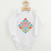 Detské body s potlačou New Baby Ľudový vzor vtáčiky 86 (12-18m) Multicolor Detské body s potlačou New Baby Ľudový vzor vtáčiky 86 (12-18m) Multicolor