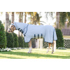 Deka letná Amigo Ripstop Hoody Pony, s krkom, azure blue/navy & electric blue Dĺžka chrbta: 95 cm Deka letná Amigo Ripstop Hoody Pony, s krkom, azure blue/navy & electric blue Dĺžka chrbta: 95 cm