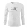 DRAGOWA Fit-T tričko s dlhým rukávom made in slovakia, biela 160g/m2 - S DRAGOWA Fit-T tričko s dlhým rukávom made in slovakia, biela 160g/m2 - S