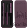 Súprava Faber Castell Grip Edition 2010 plniace pero a guličkové pero vínová Súprava Faber Castell Grip Edition 2010 plniace pero a guličkové pero vínová