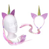 Set karneval - Čelenka jednorožec s vlasmi Set karneval - Čelenka jednorožec s vlasmi