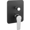Ferro sprchová batéria Ferro podomietková 2funkčná sprchová batéria ADORE BLACK/CHROME, čierna/chróm BDR7PBLC Ferro sprchová batéria Ferro podomietková 2funkčná sprchová batéria ADORE BLACK/CHROME, čierna/chróm BDR7PBLC