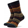 ponožky STANCE TOASTED CREW SOCKS Burgundy 43-47 ponožky STANCE TOASTED CREW SOCKS Burgundy 43-47
