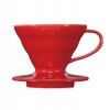 Hario Keramický dripper V60-01 Červený Hario Keramický dripper V60-01 Červený