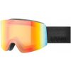 Lyžiarske okuliare Uvex Provoqe FM - čierna matná/zrkadlová dúhová žltá/číra (S2) uni Lyžiarske okuliare Uvex Provoqe FM - čierna matná/zrkadlová dúhová žltá/číra (S2) uni