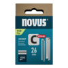 NOVUS sponky s úzkym chrbtom, typ C, 4/26 mm, 1000 ks NOVUS sponky s úzkym chrbtom, typ C, 4/26 mm, 1000 ks