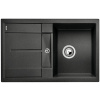 BLANCO 525915 Drez METRA 45 S čierný bez excentru Silgranit PuraDur BLANCO 525915 Drez METRA 45 S čierný bez excentru Silgranit PuraDur