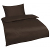 Obliečky Satin 200x200 cm, hnedé Obliečky Satin 200x200 cm, hnedé