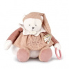 Doudou et Compagnie Paris Doudou Darčeková sada ľadový medvedík s krúžkom ružový 30 cm Doudou et Compagnie Paris Doudou Darčeková sada ľadový medvedík s krúžkom ružový 30 cm