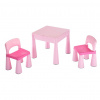 New Baby detská sada stolček a dve stoličky ružová (New Baby detská sada stolček a dve stoličky ružová)