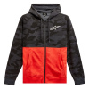 ALPINESTARS mikina CAMO BLOCK HOODIE, ALPINESTARS (šedá camo/červená fluo) ALPINESTARS mikina CAMO BLOCK HOODIE, ALPINESTARS (šedá camo/červená fluo)