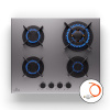 Klarstein Goldflame 4, plynová varná doska, 4 horáky, sebestačná, zemný plyn/propán, nehrdzavejúca oceľ (CP11-Goldfl-4-SS) Klarstein Goldflame 4, plynová varná doska, 4 horáky, sebestačná, zemný plyn/propán, nehrdzavejúca oceľ (CP11-Goldfl-4-SS)